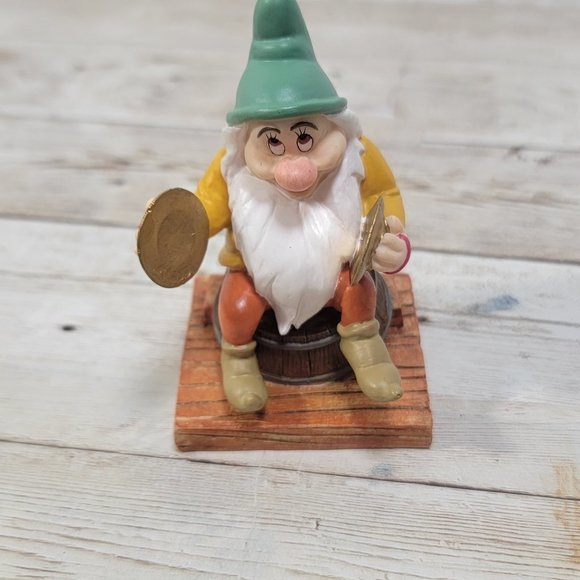 Walt Disney Figure Snow White & 65th Anniversary Bashful 2002 Enesco - Picture 3 of 13